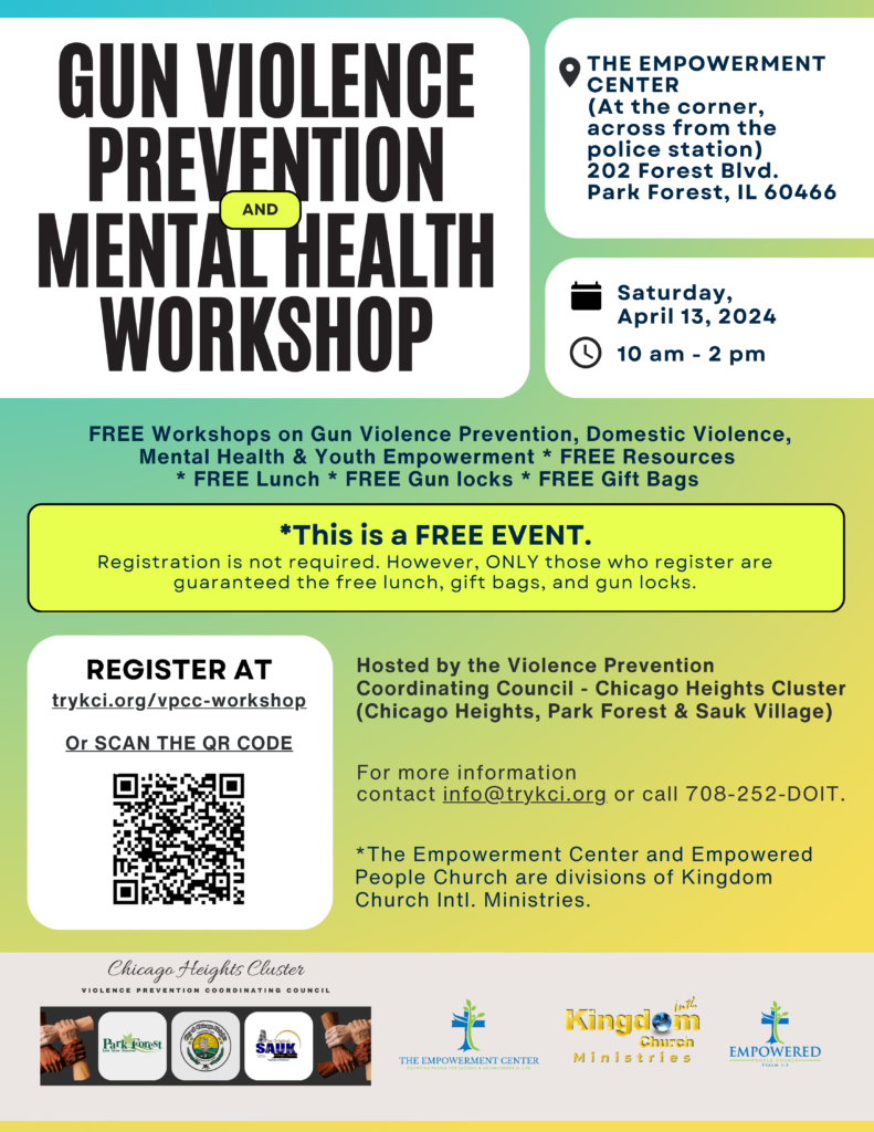 Gun Violence Prevention & Mental Health Workshop